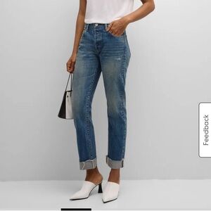 Moussy Cuffed Hem Jeans
